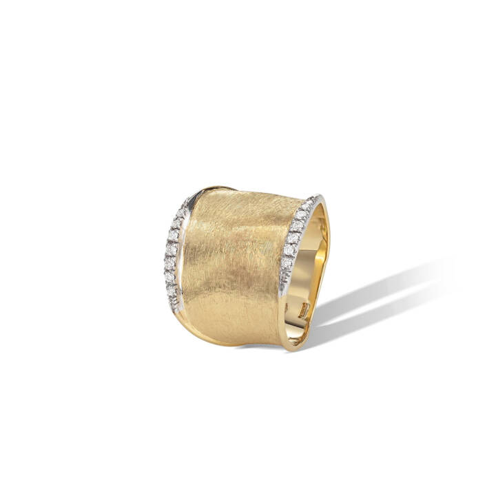 Lunaria Band ring with diamonds