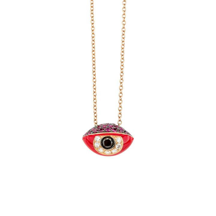 Modern diamond Eye Pendant - Διαμαντένιο Μενταγιόν σε Σχήμα Ματιού