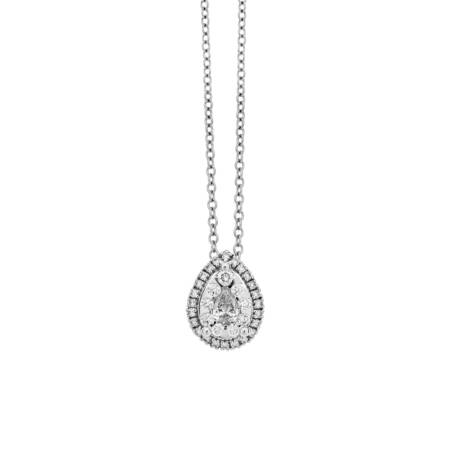 Pear Shape Diamond Pendant Μενταγιόν με Διαμάντια σε Σχήμα Δάκρυ