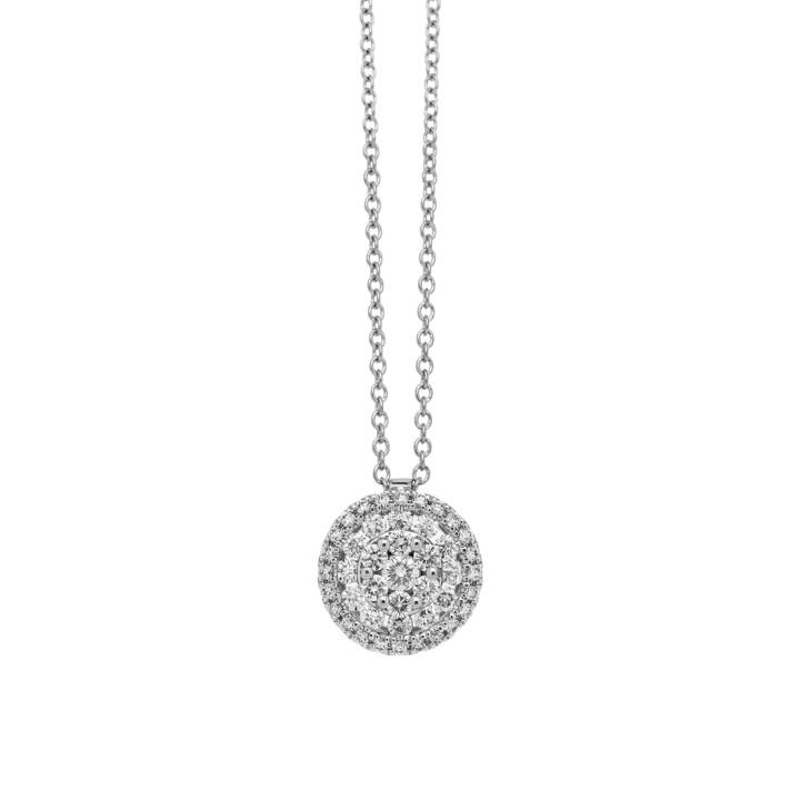 White Gold and Diamonds Pendant Necklace