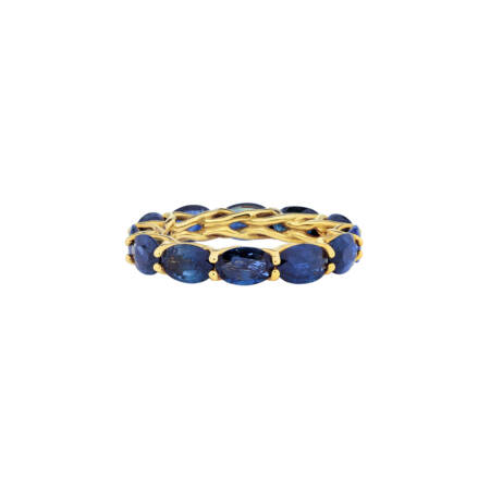 Sapphire Band Ring Ολόβερο δαχτυλίδι με ζαφείρια