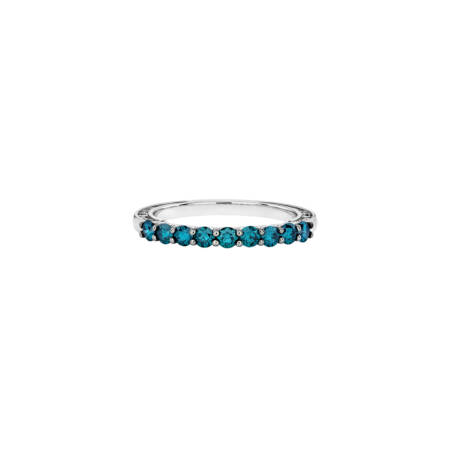 Blue Diamonds Ring