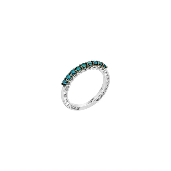 Blue Diamonds Ring_