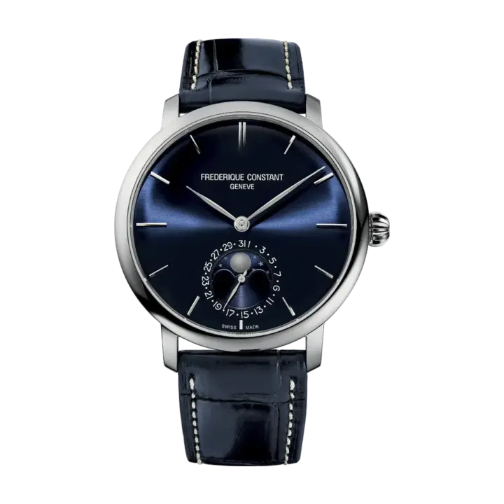 Frederique Constant Slimline Moonphase Manufacture FC-705N4S6 Frederique Constant Slimline Φάση Σελήνης Manufacture