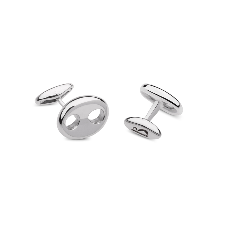 Barbarulo Marine Link Silver Cufflinks