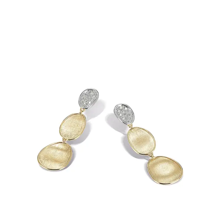 Marco Bicego Lunaria Chandelier Earring Ob1749 B Yw Marco Bicego Σκουλαρίκια Steiakakisjewellery