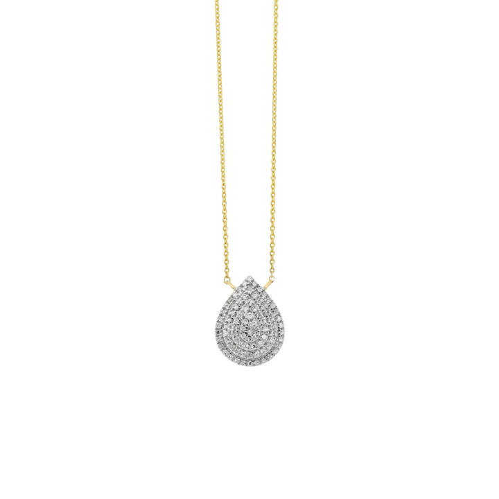 Pear Diamond Necklace Steiakakis jewellery