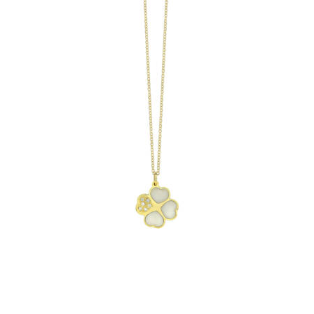 Clover Necklace With Diamonds Steiakakis jewellery