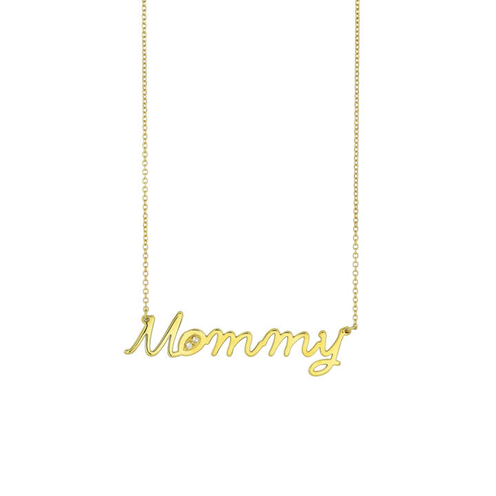 Mommy Necklace With Diamonds Steiakakis jewellery