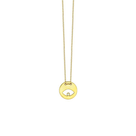 Cycle Necklace With Eye Steiakakis jewellery