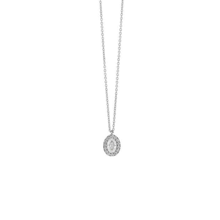 Oval Cut Diamonds Rosette Pendant Steiakakis Jewellery