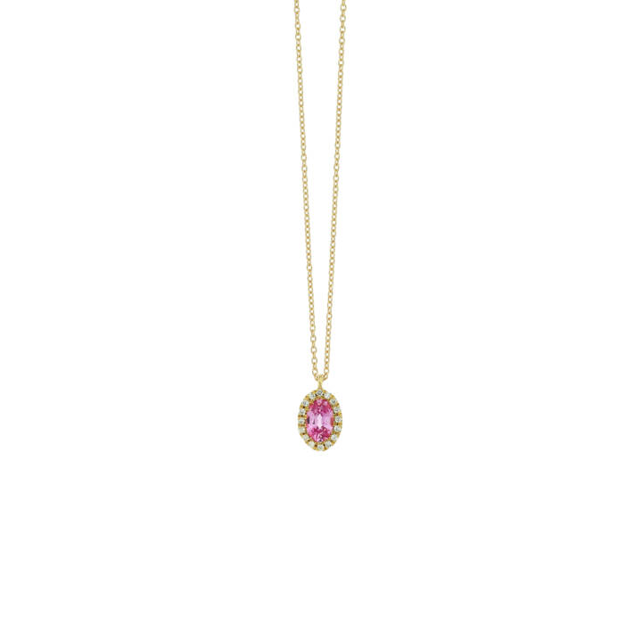 Pink Sapphire Rosette Pendant Steiakakis Jewellery