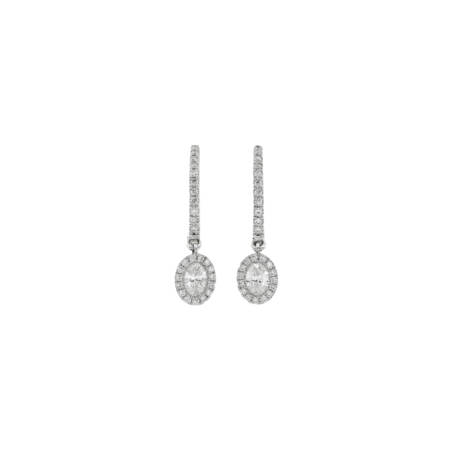 Oval cut Diamonds Earrings Steiakakis Jewellery