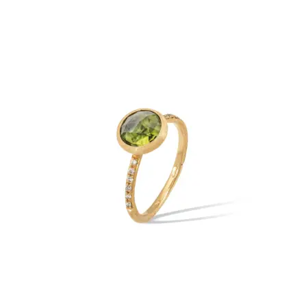 Marco Bicego Jaipur Ring Ab632 B Pr01 Y 02 Δαχτυλίδι Jaipur με Διαμάντια & Peridot