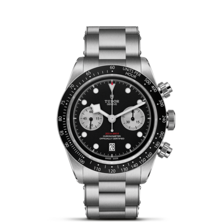 Tudor Black Bay Chrono 41mm ατσάλινη κάσα μπρασελέ από ατσάλι Tudor Black Bay Chrono 41mm steel case Rivet steel bracelet M79360N-0001