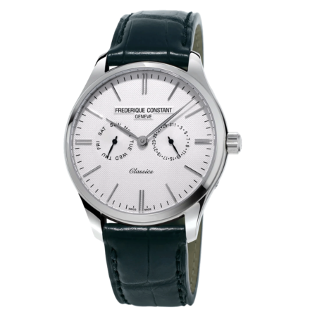 Frederique Constant Classics Day/Date Black Leather Quartz FC-259ST5B6