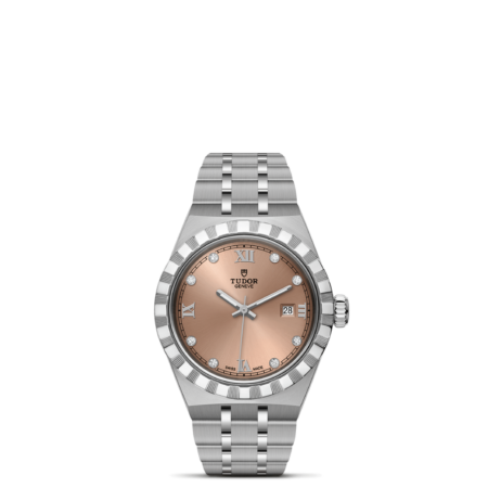 m28300-0010 Tudor Royal 28mm steel case Diamond-set dial