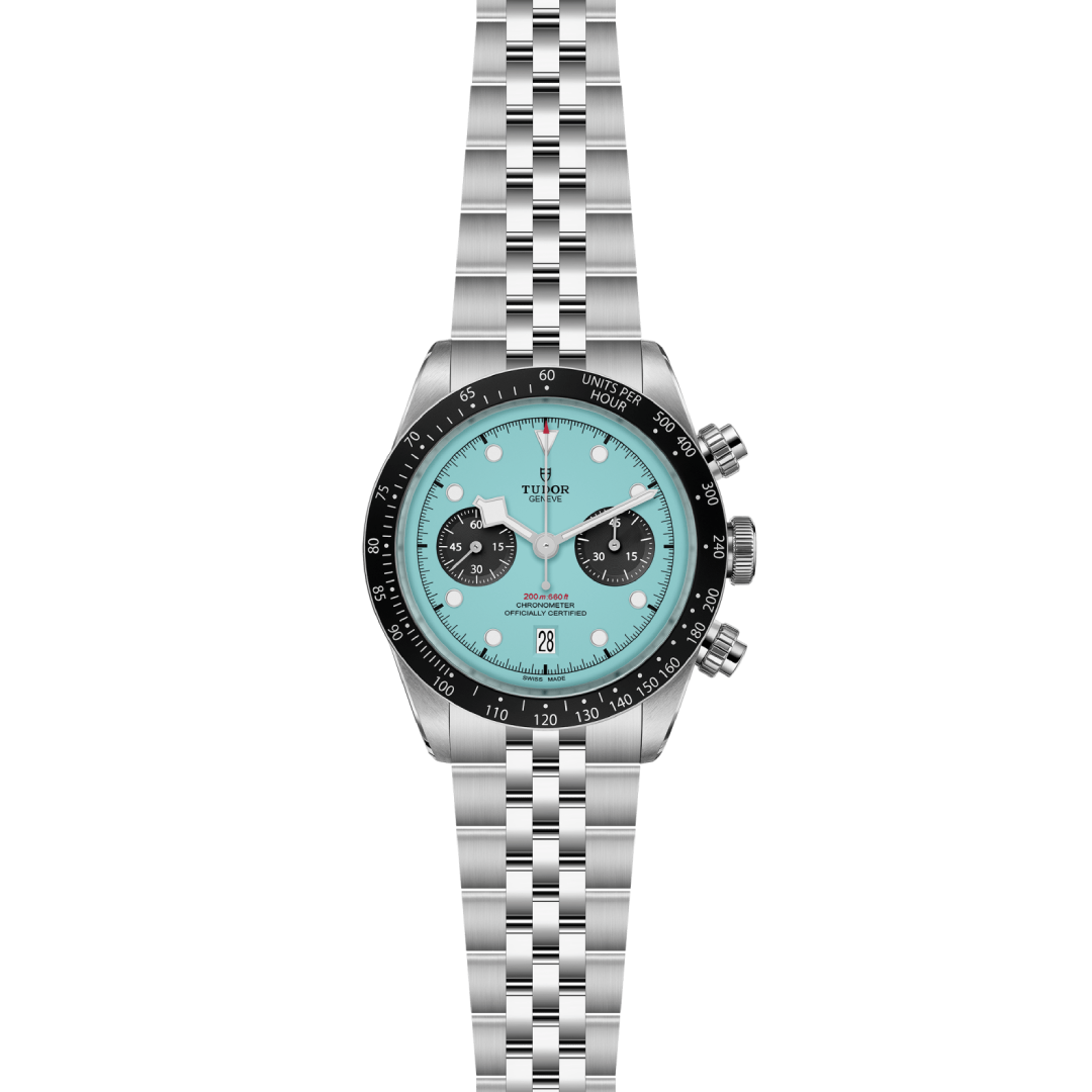 Tudor Black Bay Chrono 41mm steel case Turquoise dial m79360n-0024