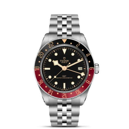 m7939g1a0nru-0003 Black Bay 58 GMT Manufacture Calibre MT5450-U 39mm steel case Black and burgundy bezel