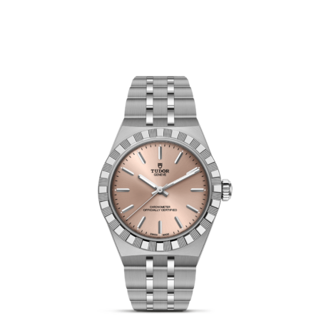 TUDOR Royal 30mm steel case Salmon dial m2830a1a0-0003