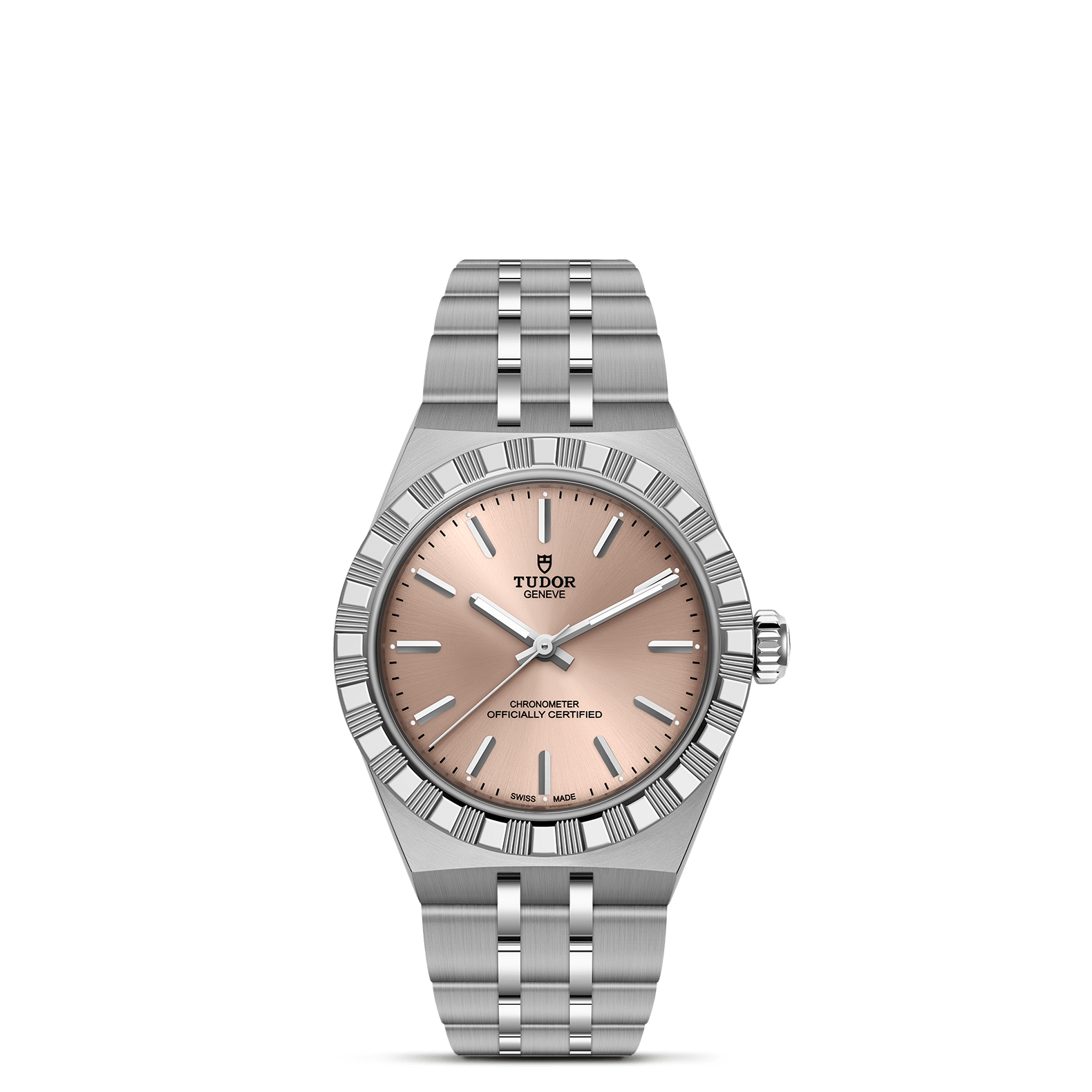 TUDOR Royal 30mm steel case Salmon dial m2830a1a0-0003