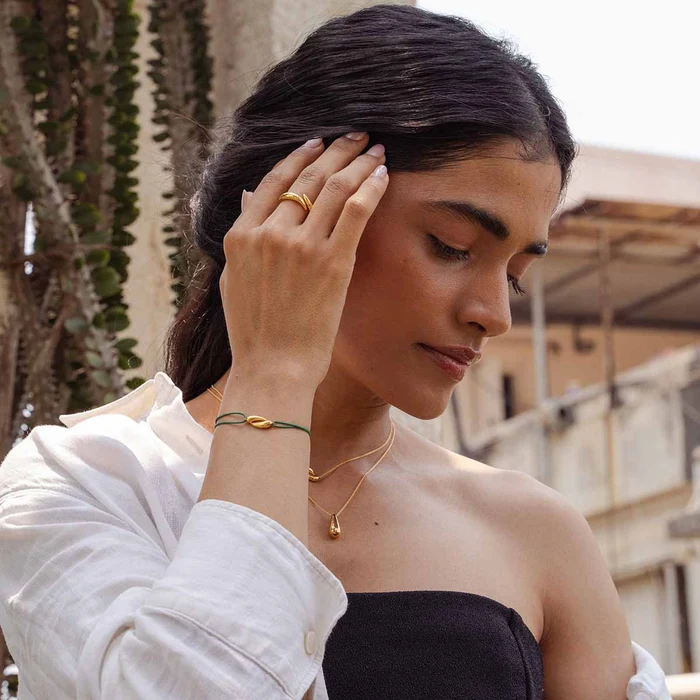 Pukka Berlin Mota Cord Bracelet Gold